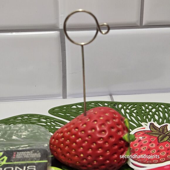 Strawberry Strawberries Themed Lot Stickers,Note Holder,pin and Ribbons. - Picture 7 of 10